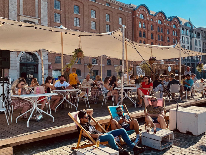 Felix Pakhuis in Antwerpen – zomerterras