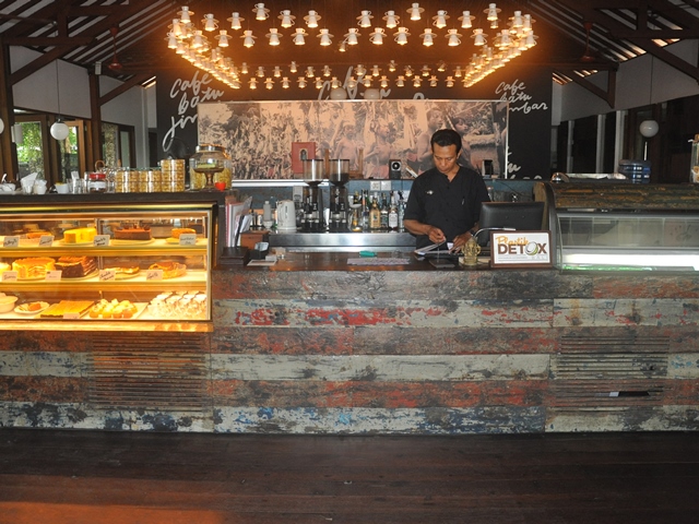 Cafe Batu Jimbar in Sanur (Bali)