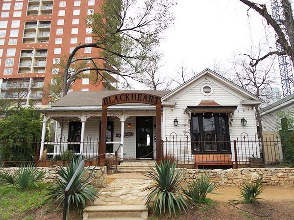 The Blackheart bar at Rainey Street in Austin