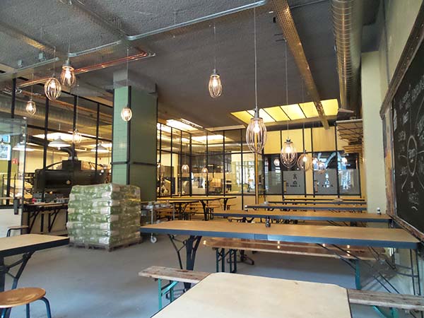 Bakhuys Amsterdam for coffee and fresh baked bread