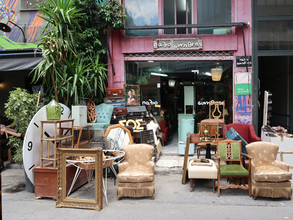 shoppen in athene