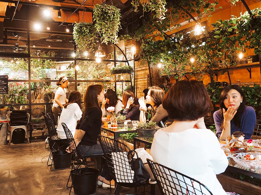 Aoyama flower market teahouse tokyo