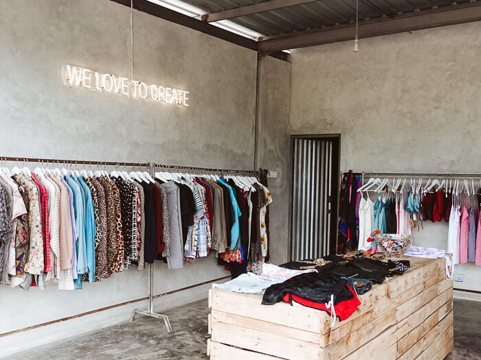 shoppen op Bali crate cafe