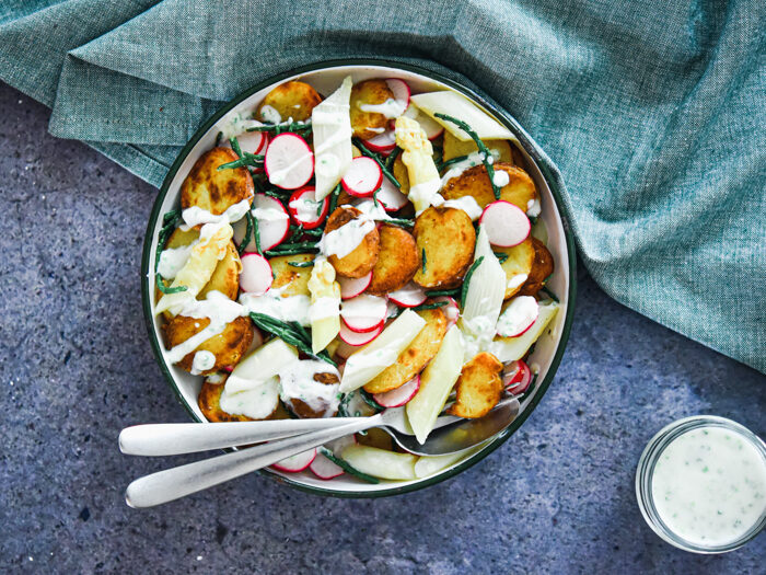 Witte aspergesalade