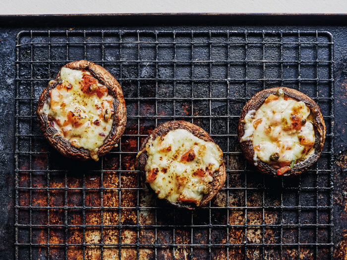 recept portobello caprese