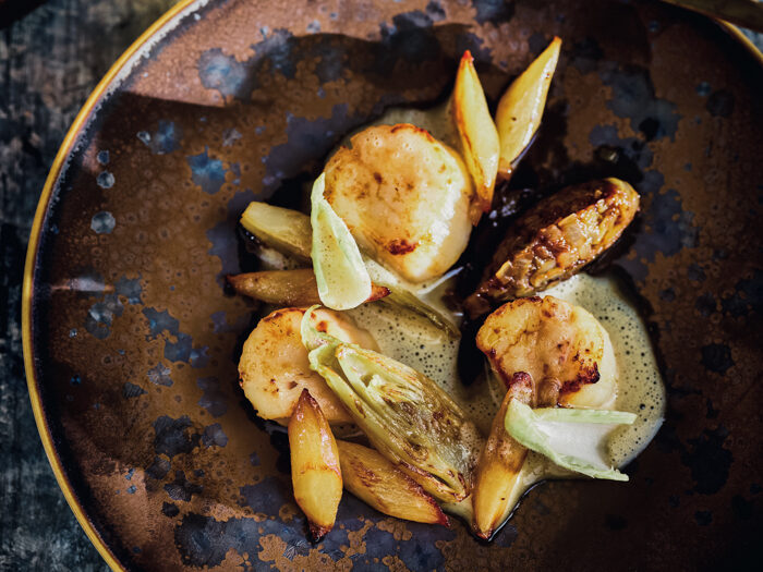 recept gebakken sint-jakobsschelp