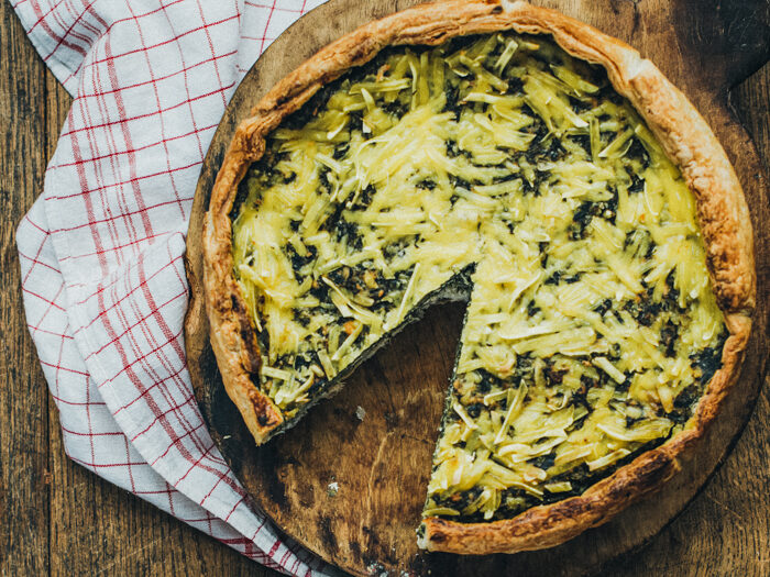 Recept Spinazietaart