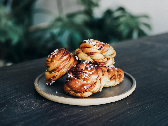 Public space cinnamon buns