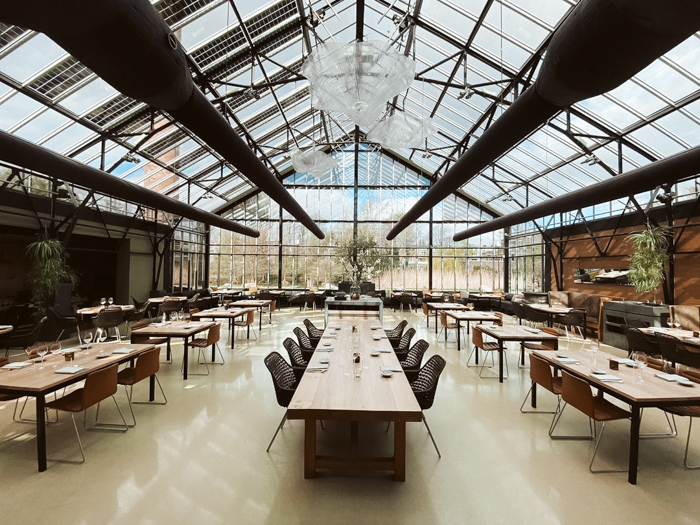 restaurant de kas amsterdam