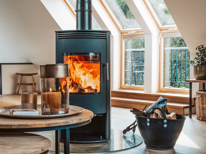 vakantiehuis openhaard droomparken loft8