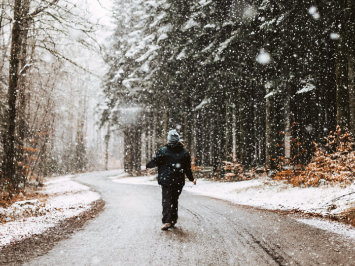 la roche belgische ardennen in de winter
