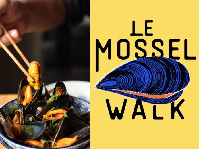 le mosselwalk 5 en 6 september in Amsterdam
