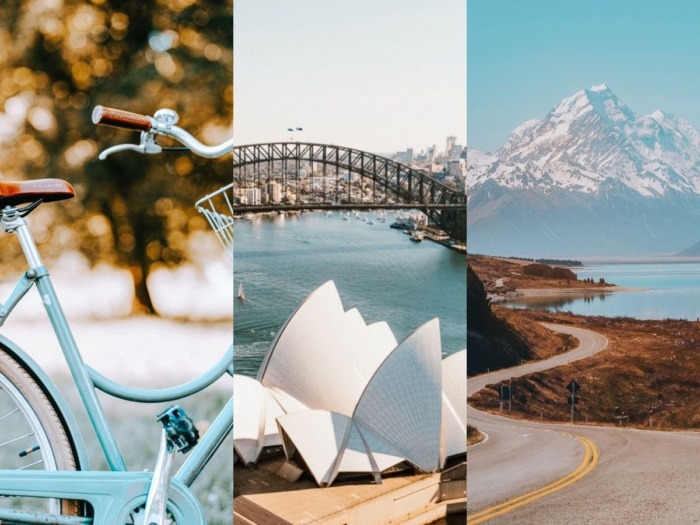 tours en bezienswaardigheden en fietstours in australie en nieuw zeeland